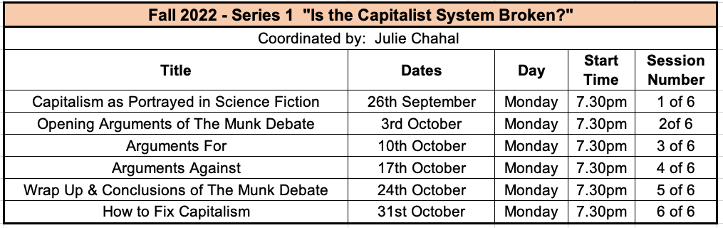 Fall 2022 Series 1